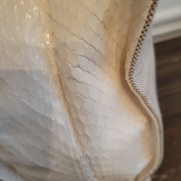 Hayward Canvas and Python Tote - Picture 5 of 12
